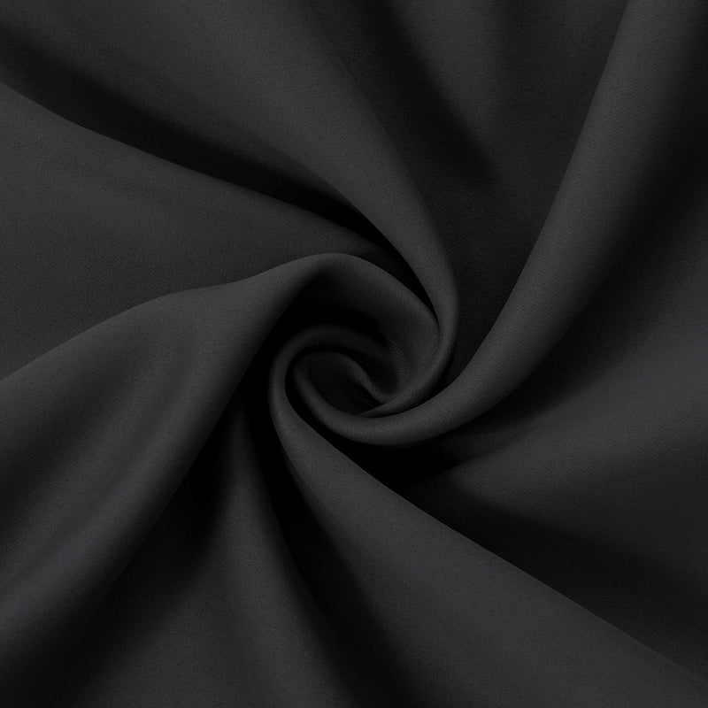 LEMOMO Black Blackout Curtains/42 x 84 Inch/Set of 2 Panels Room Darkening Curtains for Bedroom - Image 5